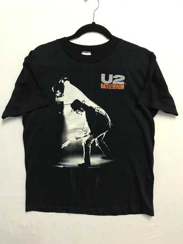 Band Tees × Rap Tees × Vintage Vintage 80s U2 Bat… - image 1
