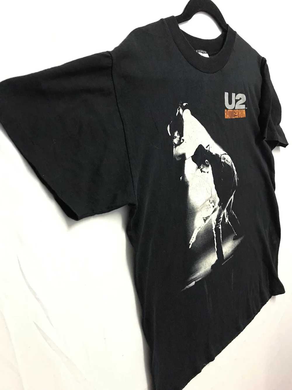 Band Tees × Rap Tees × Vintage Vintage 80s U2 Bat… - image 2