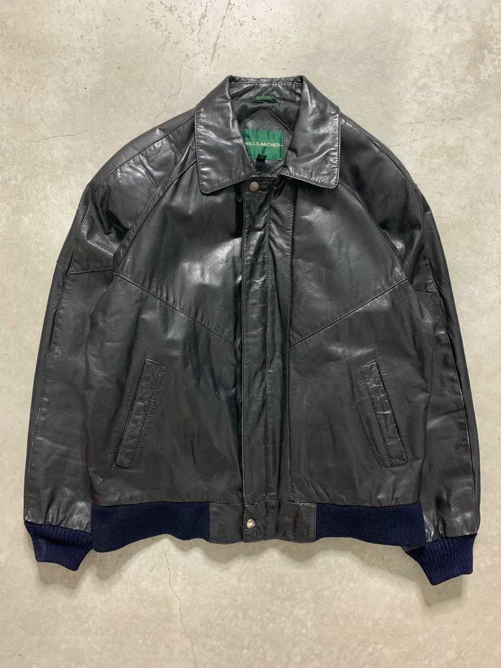 Hill And Archer × Vintage Vintage Leather Jacket … - image 1