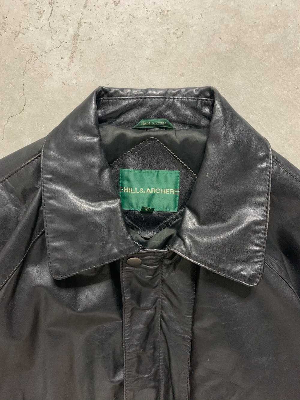 Hill And Archer × Vintage Vintage Leather Jacket … - image 2