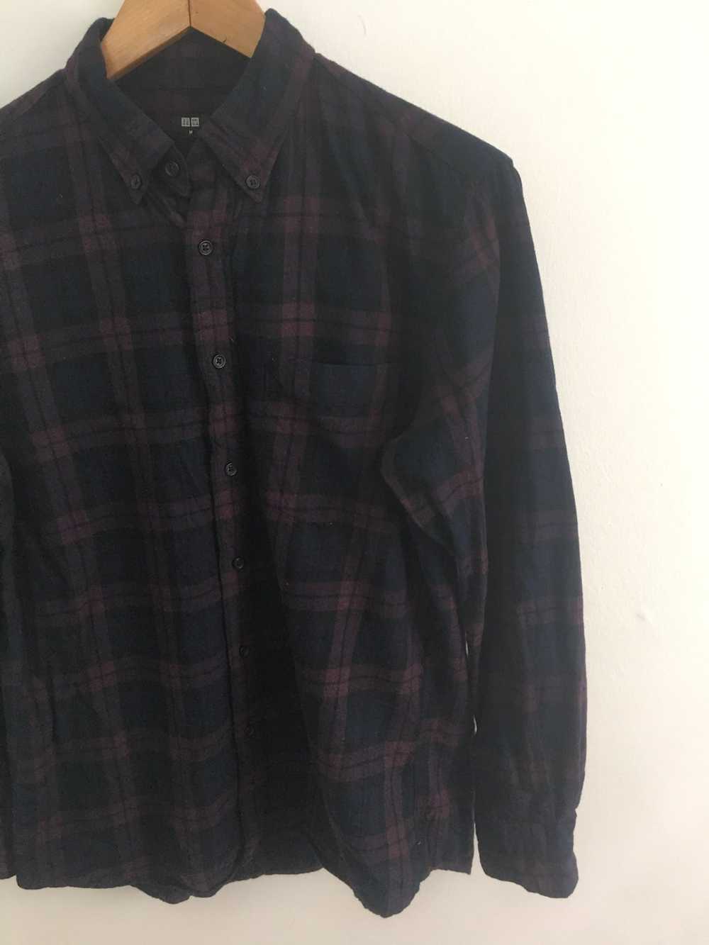 Flannel × Japanese Brand × Uniqlo Uniqlo plaid ch… - image 3