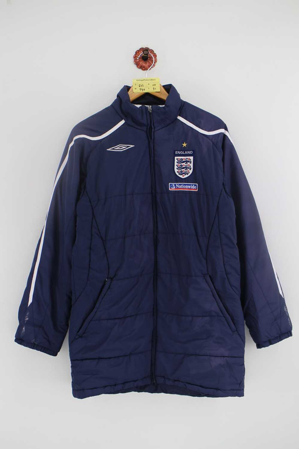 Umbro × Windbreaker Vintage UMBRO England Down Pa… - image 1