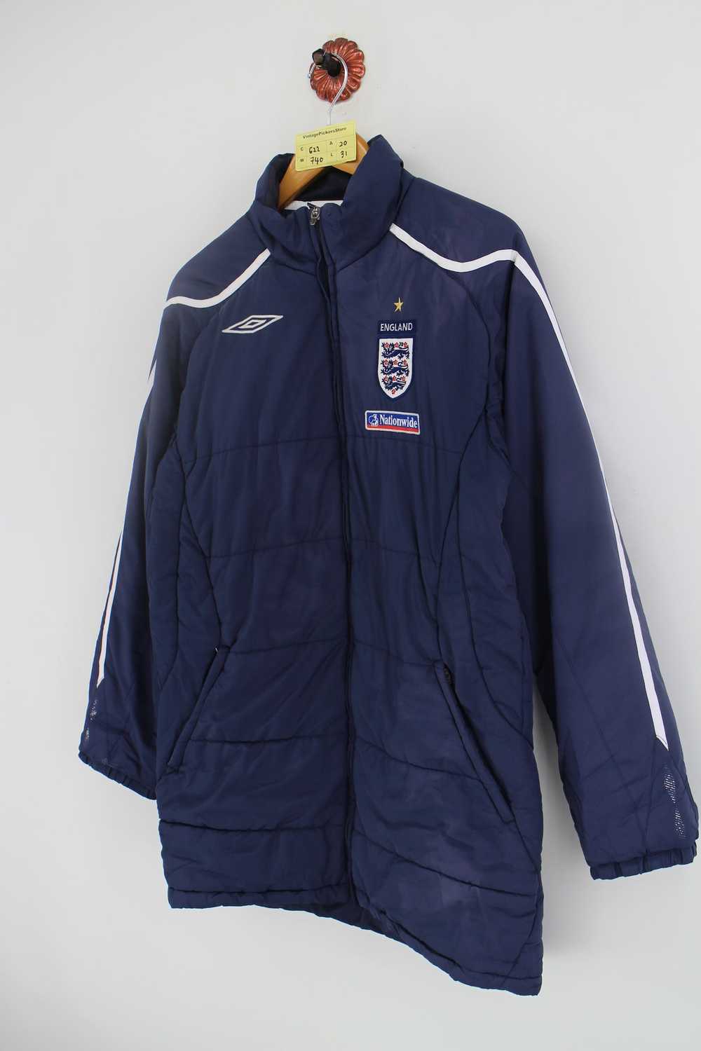 Umbro × Windbreaker Vintage UMBRO England Down Pa… - image 3