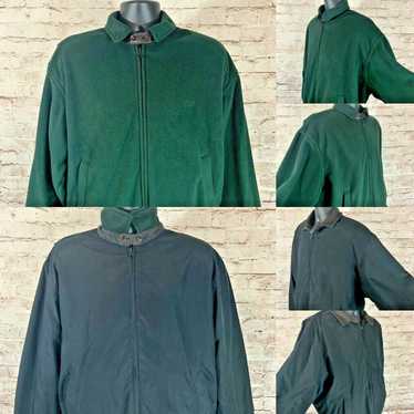 Nautica Nautica Vintage 90s Jacket Reversible Fle… - image 1