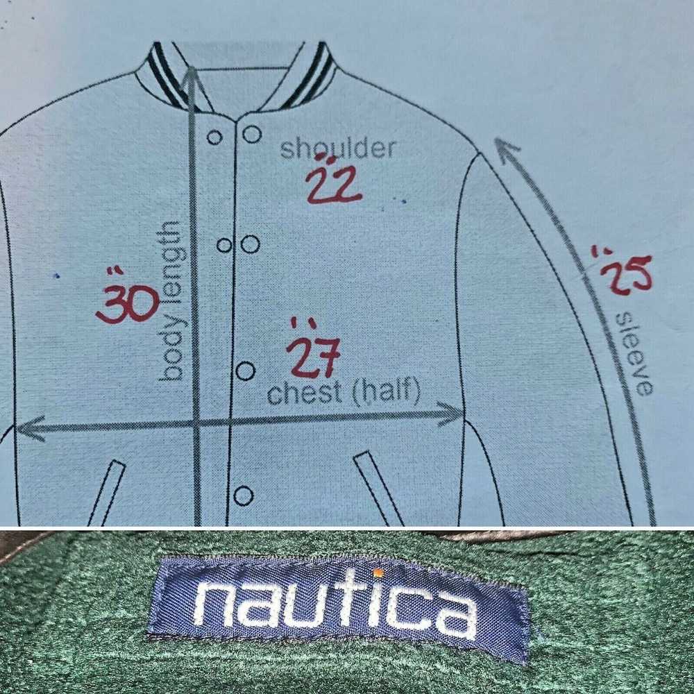 Nautica Nautica Vintage 90s Jacket Reversible Fle… - image 4