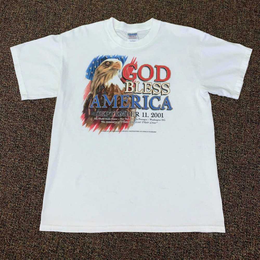 New York × Vintage Vintage 9/11 Tee Shirt - image 1