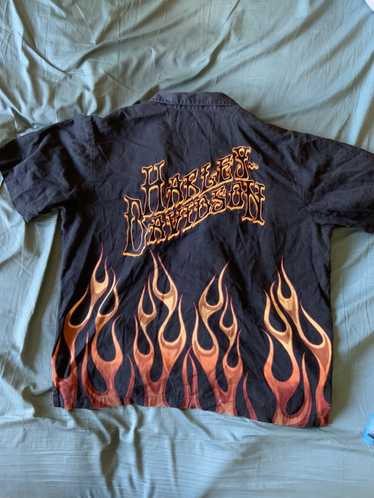 2000s Harley Davidson Flame T-Shirt – Spoiled Child Vintage