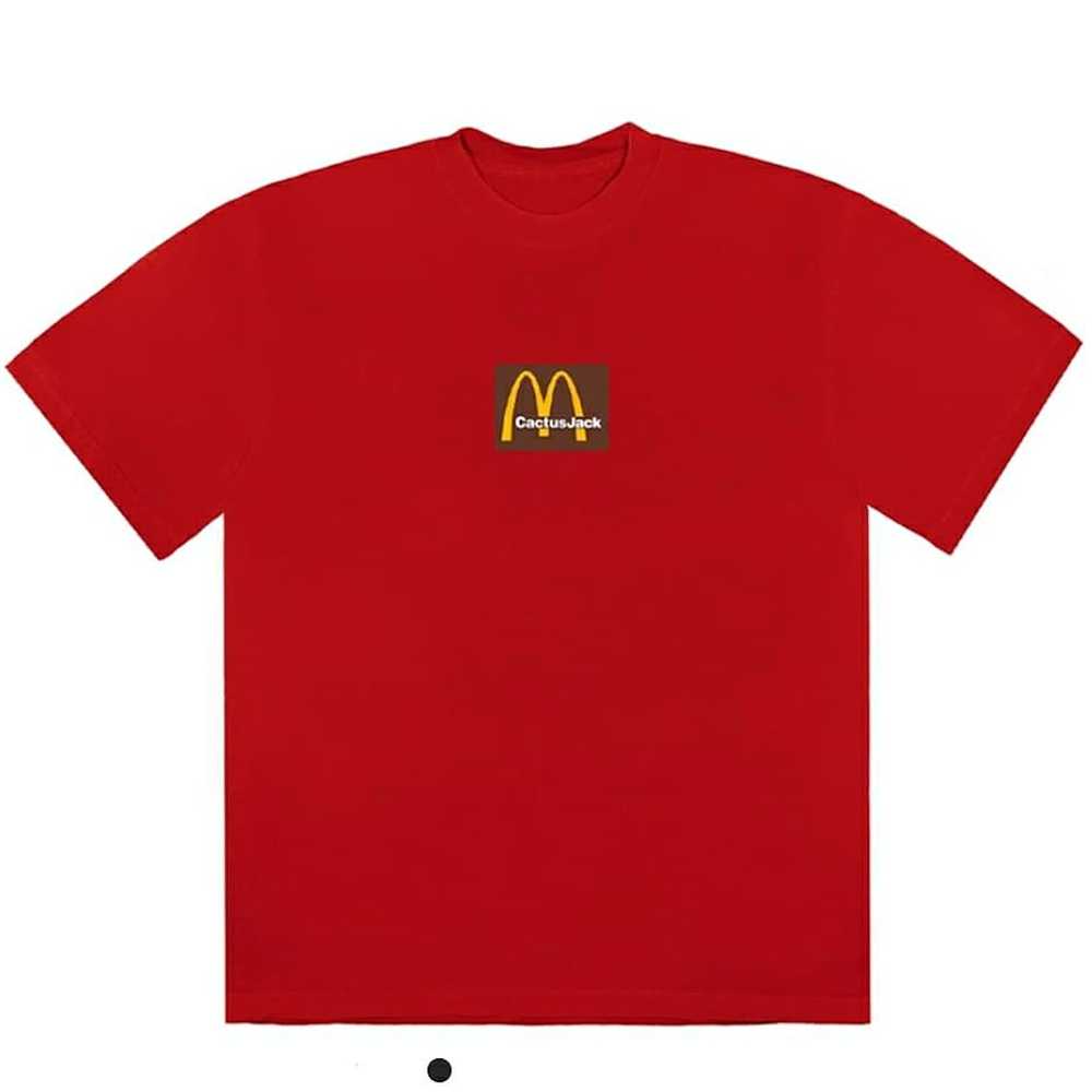 Travis Scott Cactus jack x Mcdonalds sesame inv tee - Gem