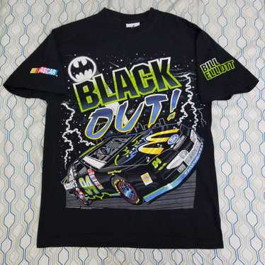 Vintage 90s offers McDonald's Batman Bill Elliott Nascar Racing Black X-Large T-Shirt