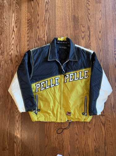 Vintage Pelle Pelle Marc Buchanan Studded Leather Bomber Zippered Jacket 56