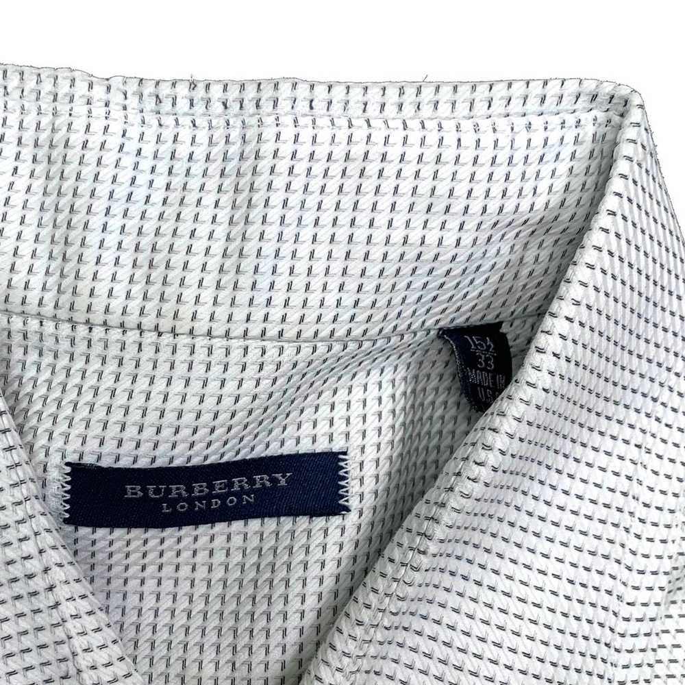 Burberry VTG USA Burberry London White Button Up … - image 3