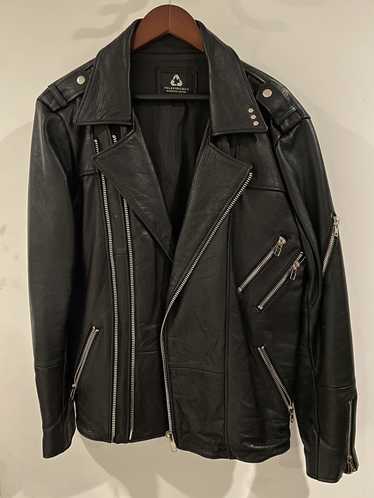 Pelechecoco Pelechecoco Leather Jacket - black XL