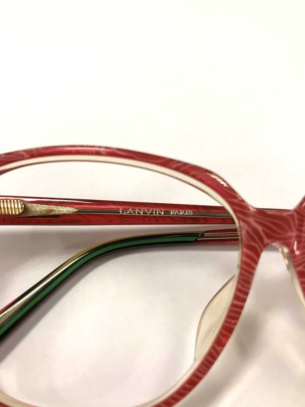 Lanvin Lanvin frame glasses x vintage - image 9