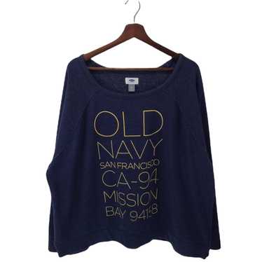 Old Navy Vintage Old Navy Spellout Crewneck Sweat… - image 1