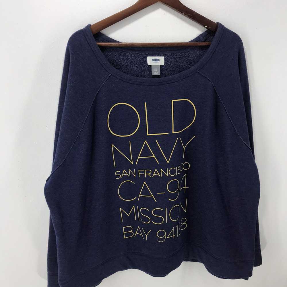 Old Navy Vintage Old Navy Spellout Crewneck Sweat… - image 2