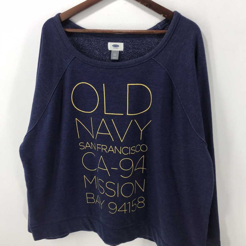 Old Navy Vintage Old Navy Spellout Crewneck Sweat… - image 3