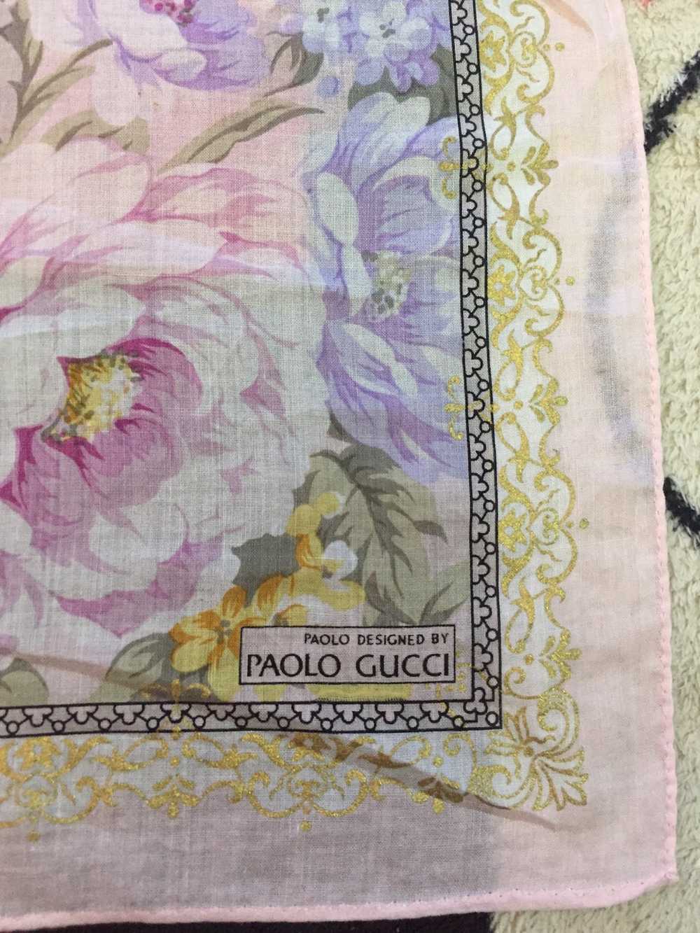 Paolo Gucci PAOLO GUCCI HANDKERCHIEF / NECKERCHIE… - image 4