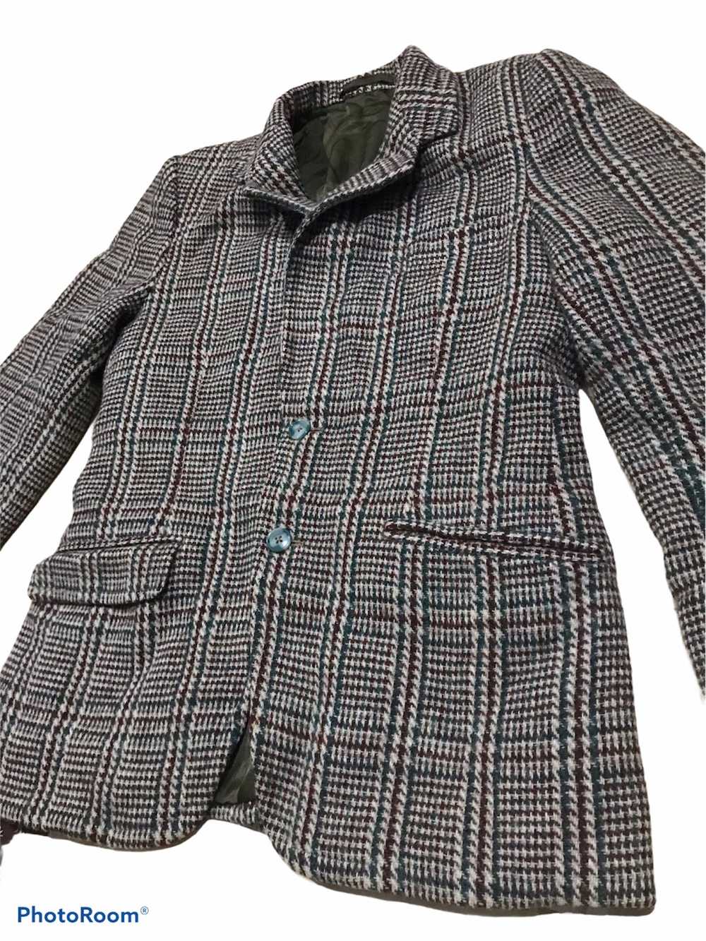 Harris Tweed HAND WOVEN WOOL JACKET BY HARRIS TWE… - image 3