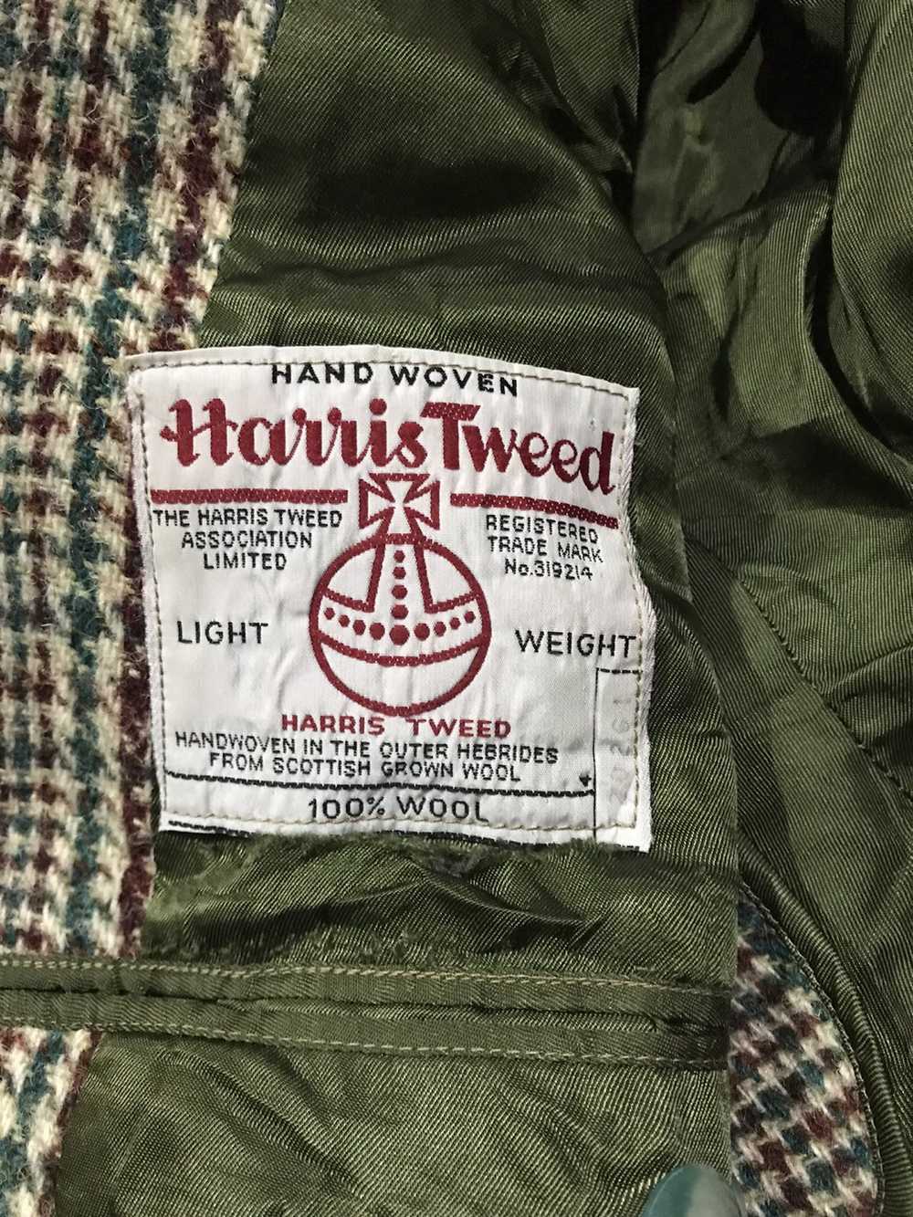 Harris Tweed HAND WOVEN WOOL JACKET BY HARRIS TWE… - image 4