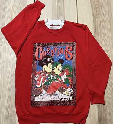 Disney × Vintage Vintage 80s Christmas Disney Mick