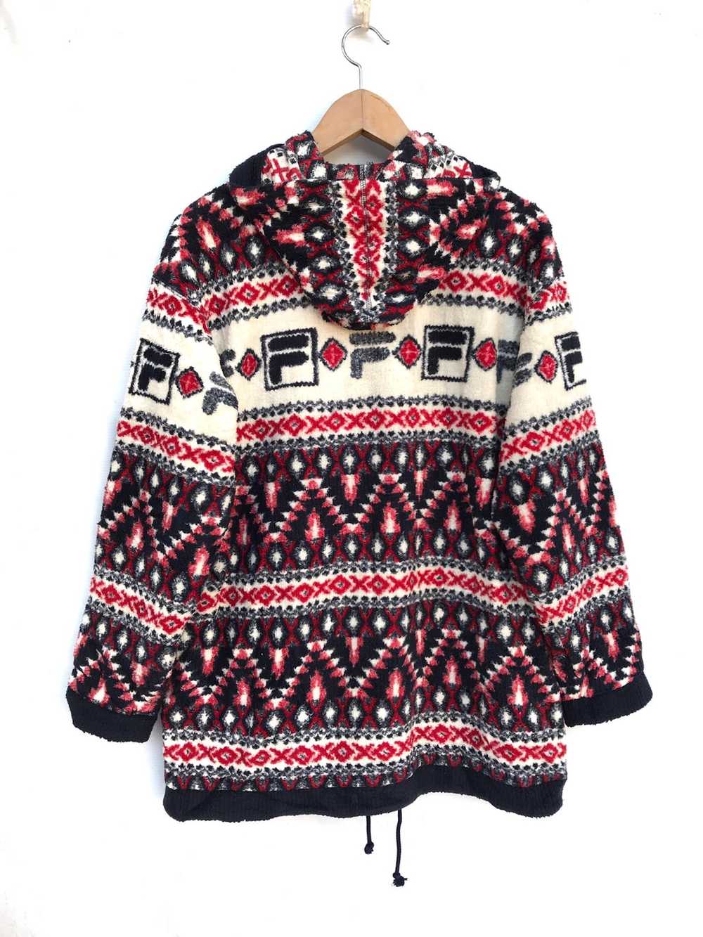 Fila Fila hoodie fleece full zipper very rare des… - image 2