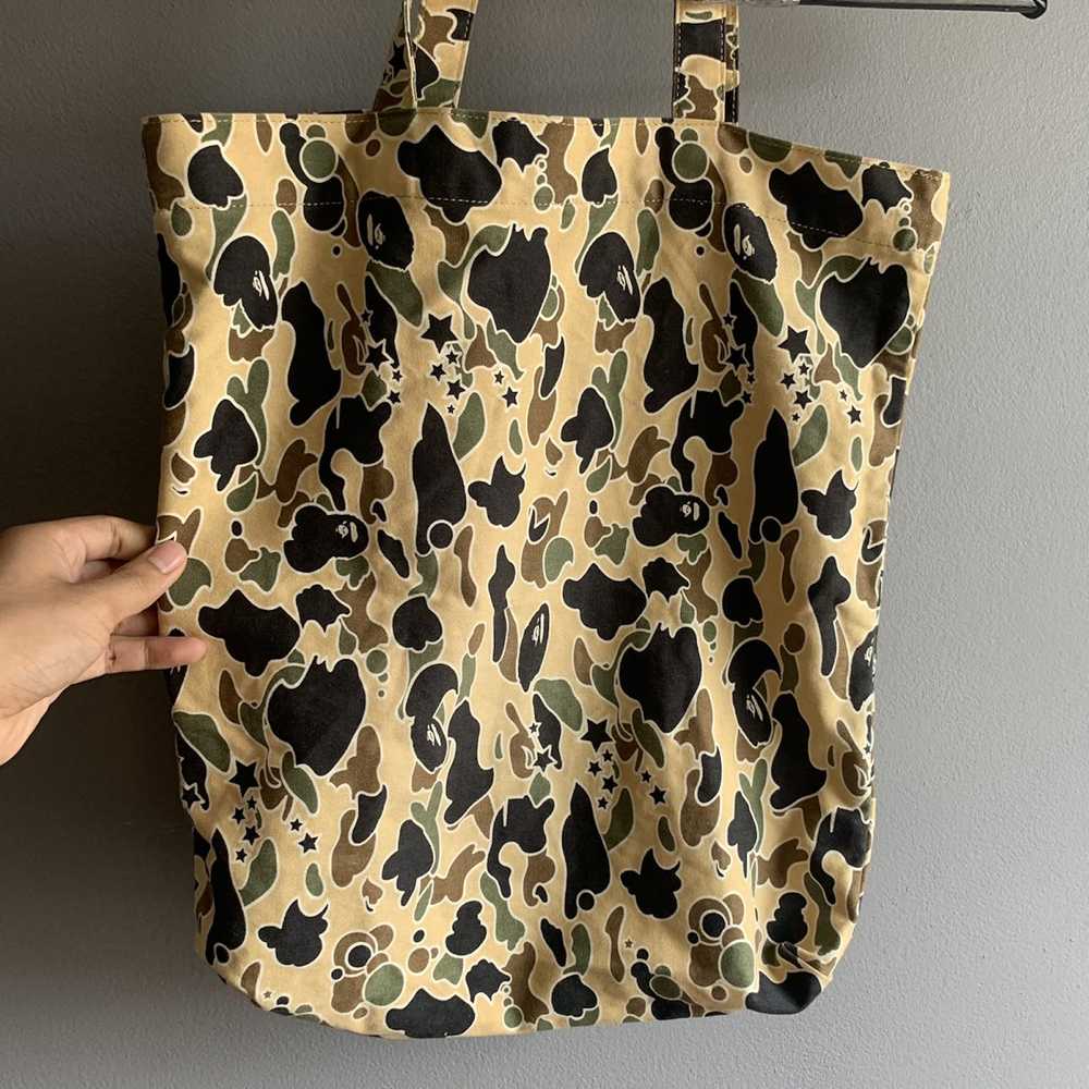 Bape Rare OG Bape psyche camo tote bag - image 2