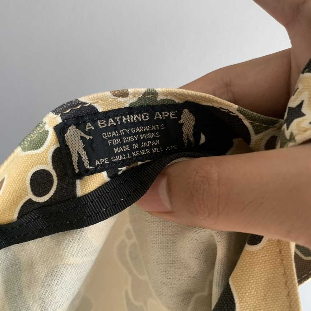 Bape Rare OG Bape psyche camo tote bag - image 3