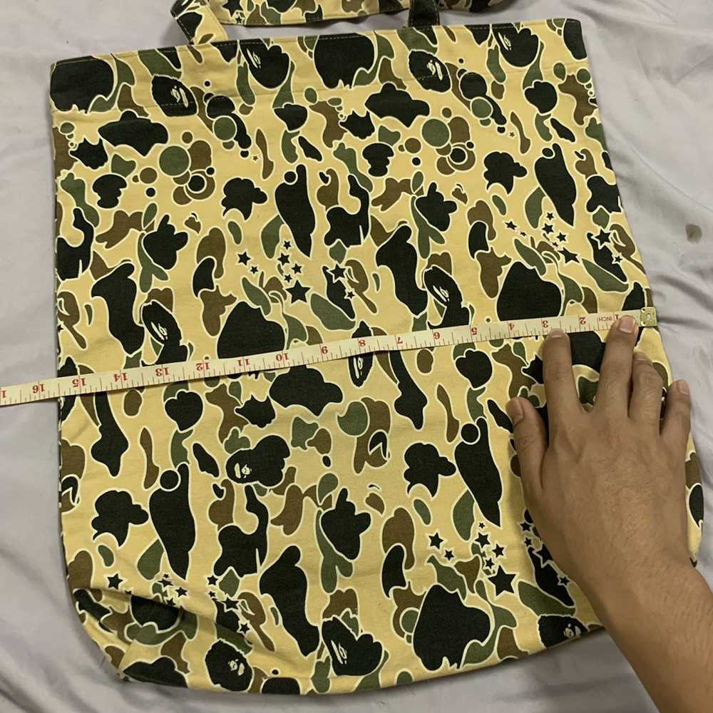 Bape Rare OG Bape psyche camo tote bag - image 6