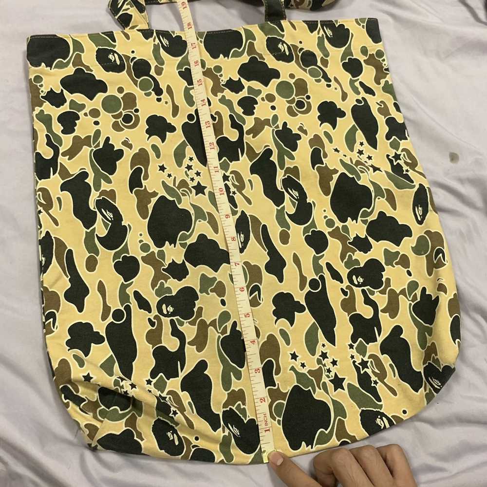 Bape Rare OG Bape psyche camo tote bag - image 7