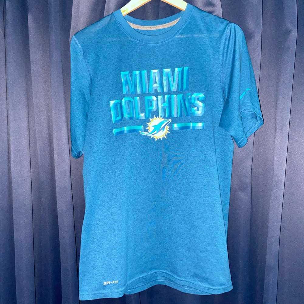 Nike Nike Navy blue Dri-fit Miami Dolphins traini… - image 1