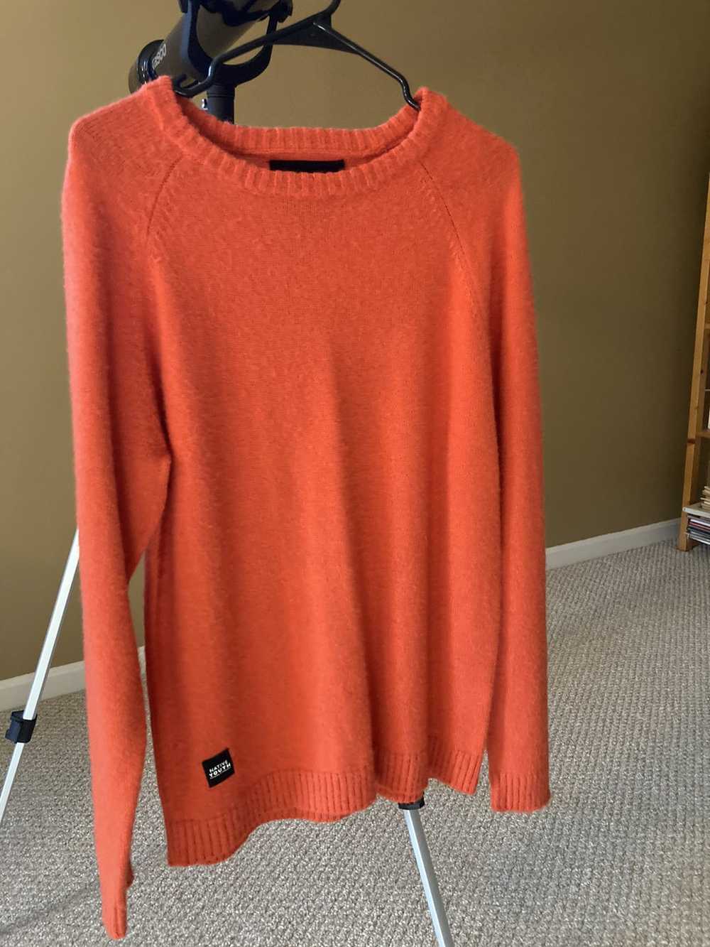 Native Youth Native Youth Orange Wool Sweater - image 1