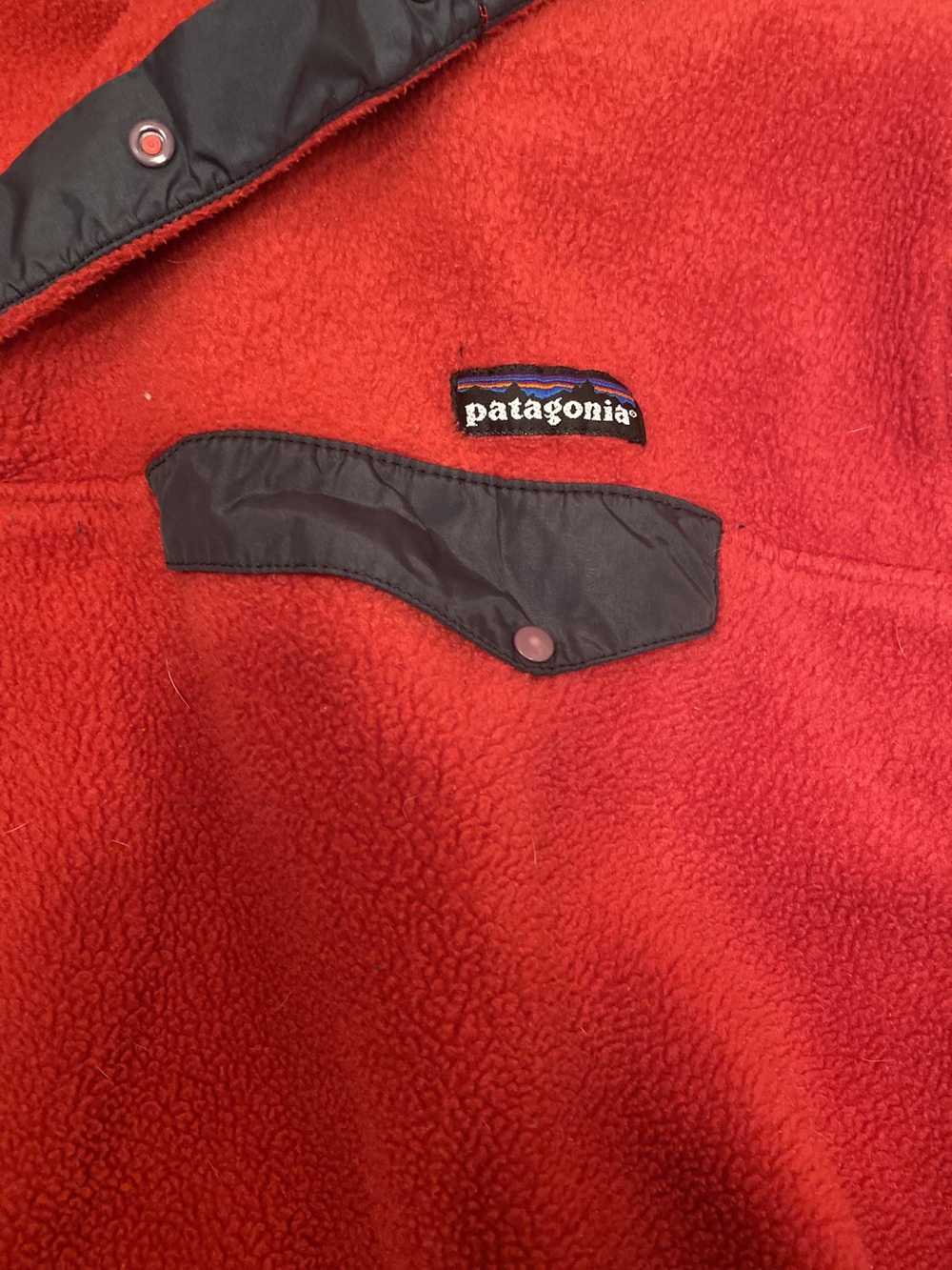 Patagonia × Vintage Patagonia Vintage Red Fleece … - image 2