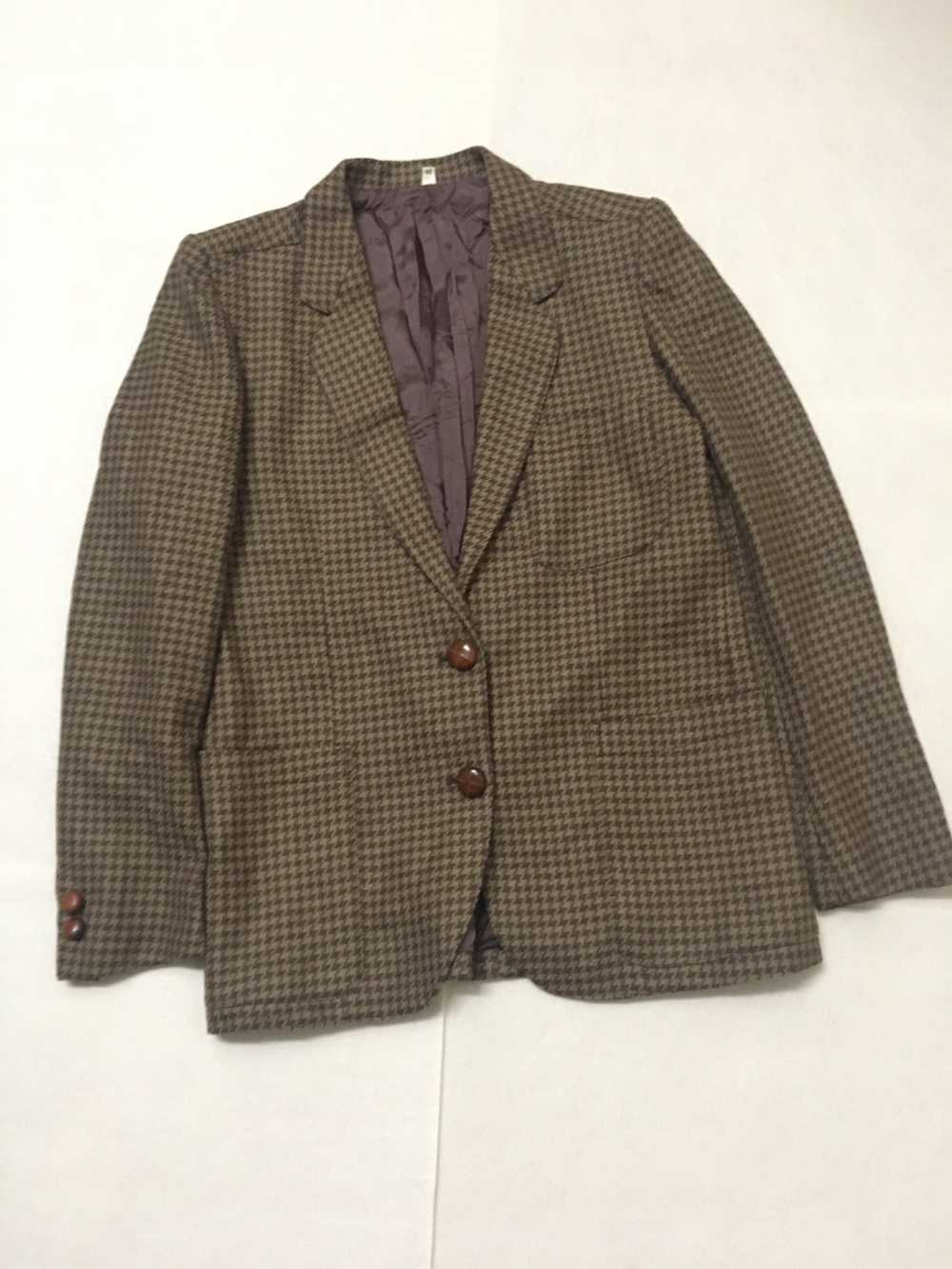 Italian Designers SEVENTY WOOL BLAZER - image 1