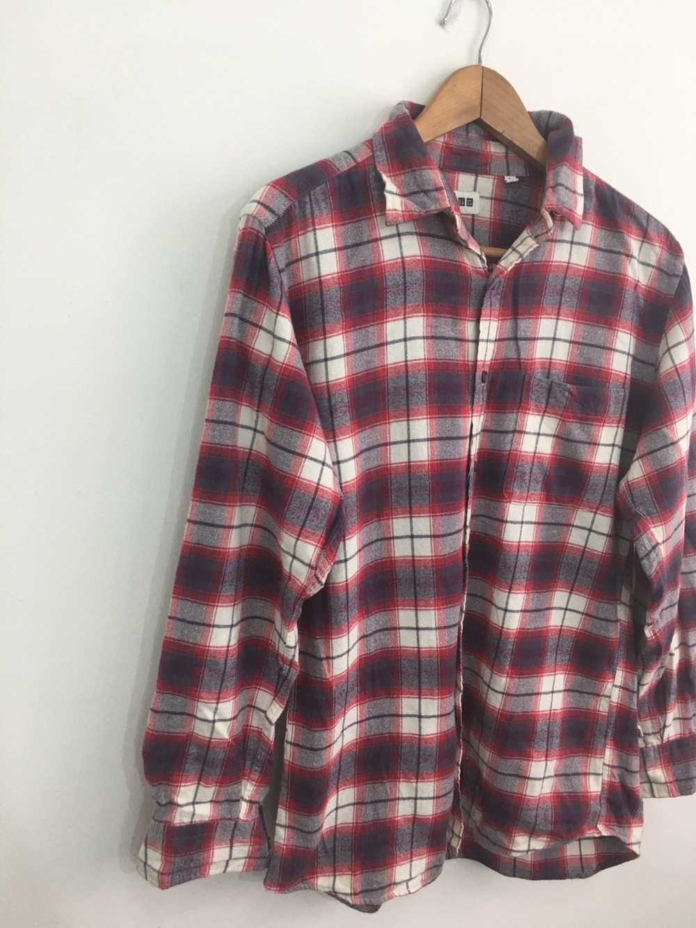 Flannel × Japanese Brand × Uniqlo Uniqlo plaid ch… - image 2