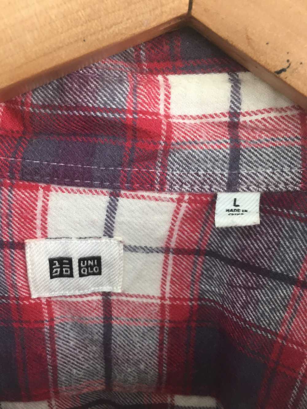 Flannel × Japanese Brand × Uniqlo Uniqlo plaid ch… - image 6