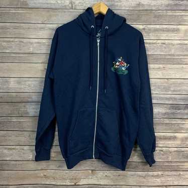 Disney Walt Disney World Navy Full Zip Hoodie - image 1