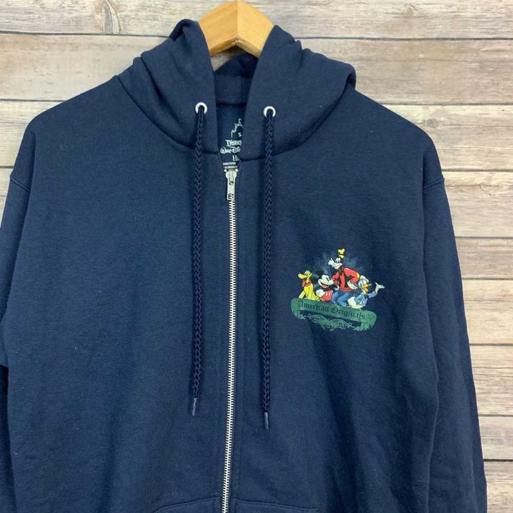 Disney Walt Disney World Navy Full Zip Hoodie - image 2