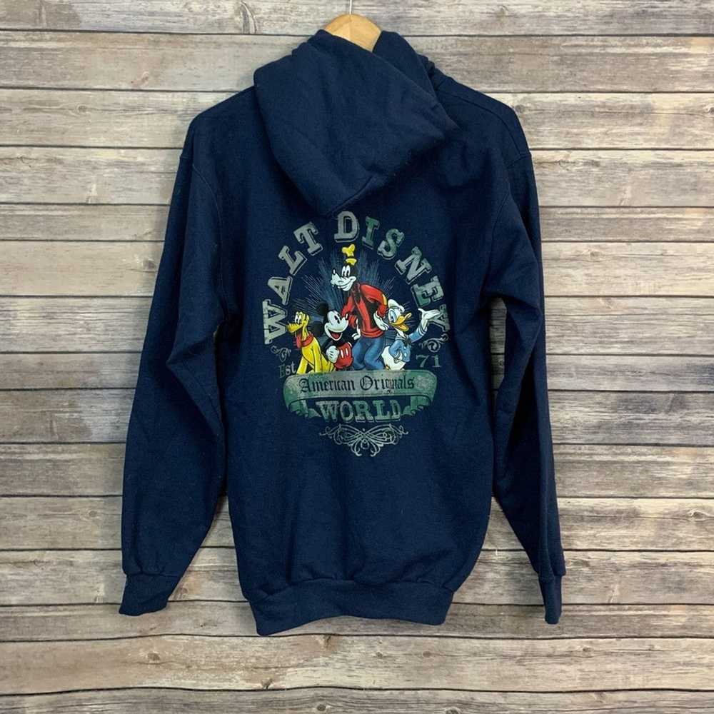 Disney Walt Disney World Navy Full Zip Hoodie - image 3