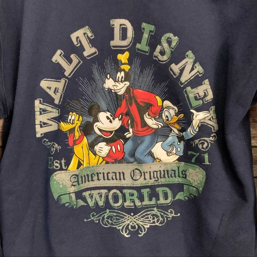 Disney Walt Disney World Navy Full Zip Hoodie - image 4