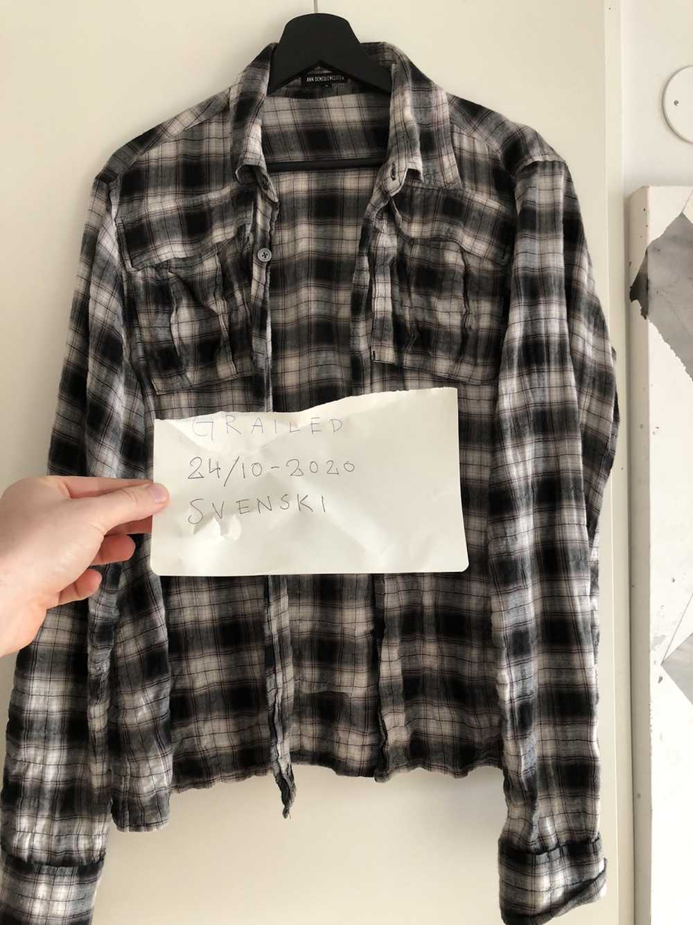 Ann Demeulemeester Archive checked Shirt - image 1