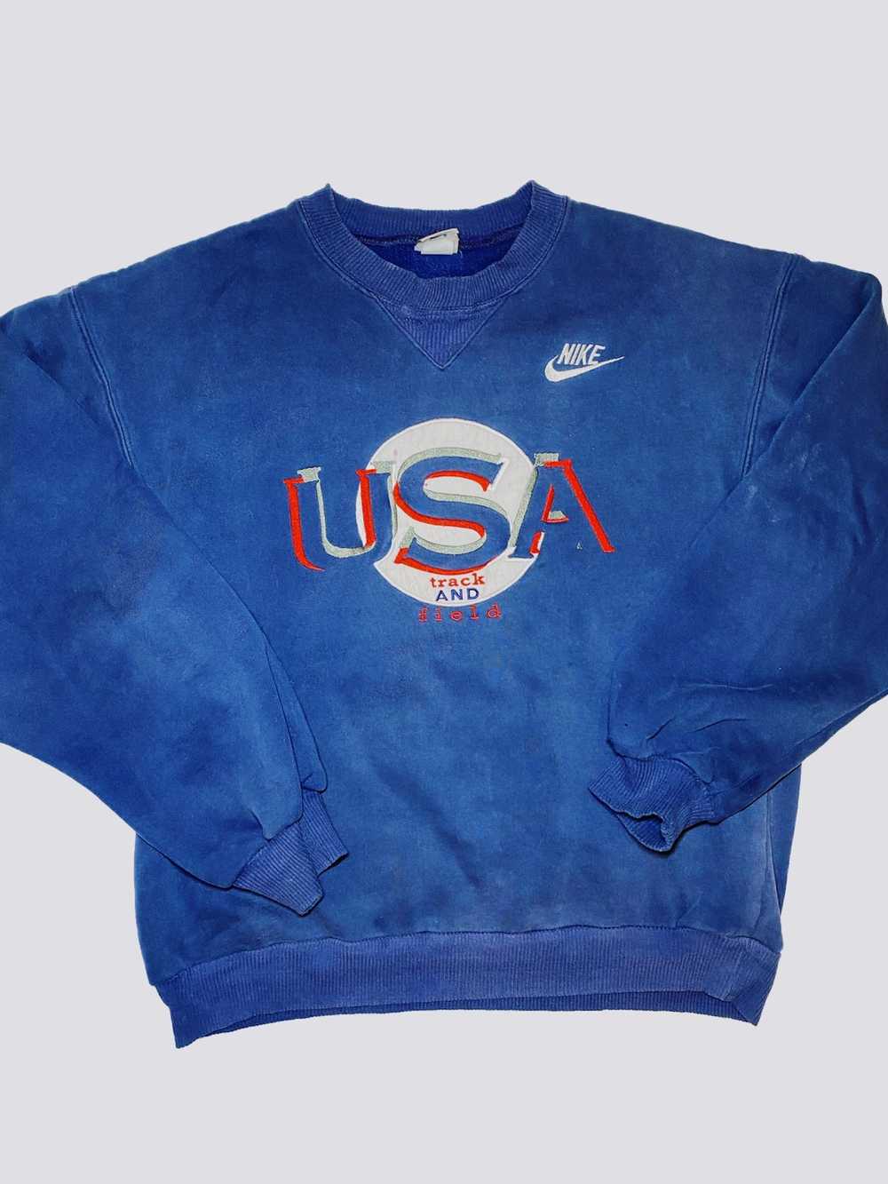 Nike × Vintage Authentic Gray Tag Nike USA Track … - image 1