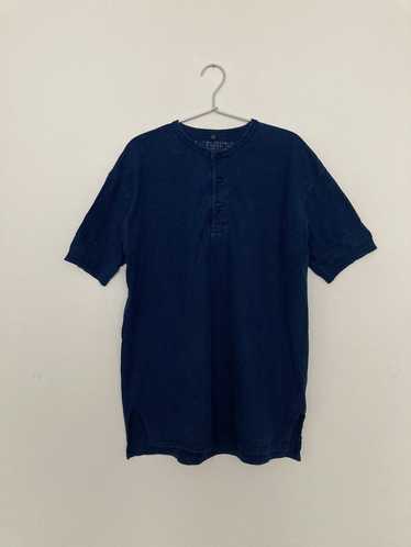 Nigel Cabourn Nigel Cabourn blue button shirt