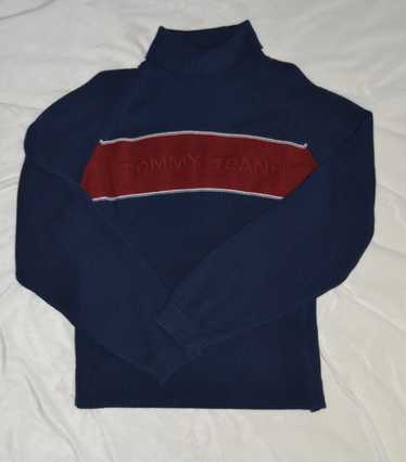 Tommy Jeans × Vintage Tommy Jeans logo Knit Sweat… - image 1