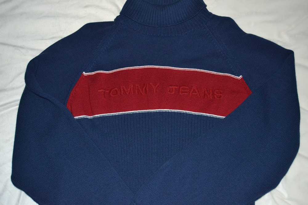 Tommy Jeans × Vintage Tommy Jeans logo Knit Sweat… - image 2