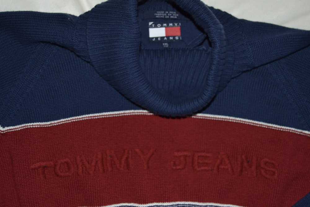 Tommy Jeans × Vintage Tommy Jeans logo Knit Sweat… - image 3