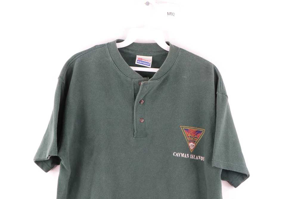 Hanes × Vintage Vintage 90s Cayman Islands Nautic… - image 2