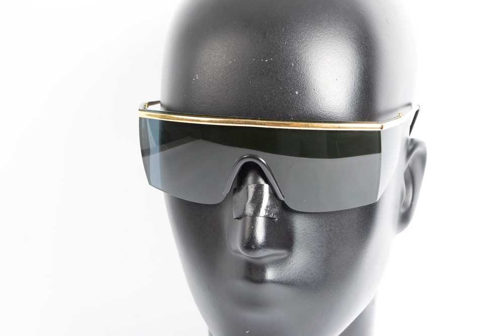 Versace GIANNI VERSACE shield black sunglasses - image 5