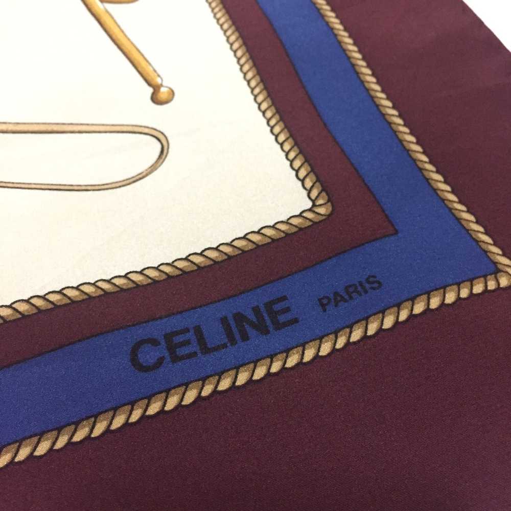 Celine × Luxury × Other Celine Paris Silk Scarf - image 2
