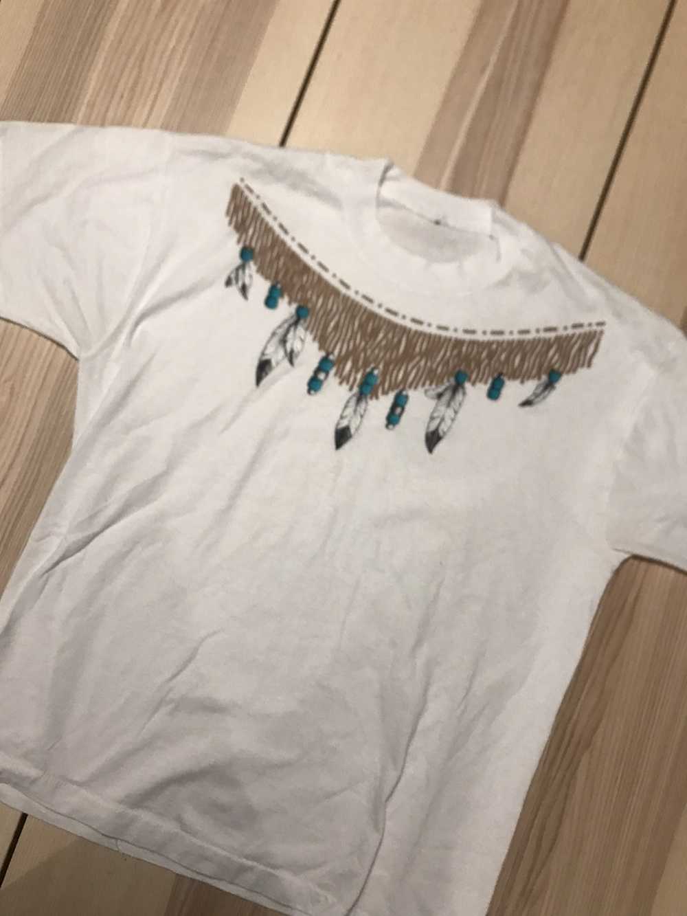 Vintage Vintage Native American Feather Necklace … - image 1