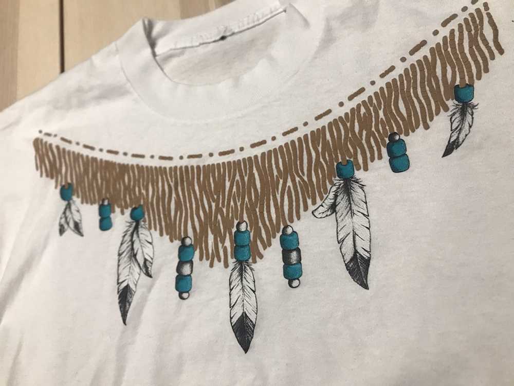 Vintage Vintage Native American Feather Necklace … - image 4